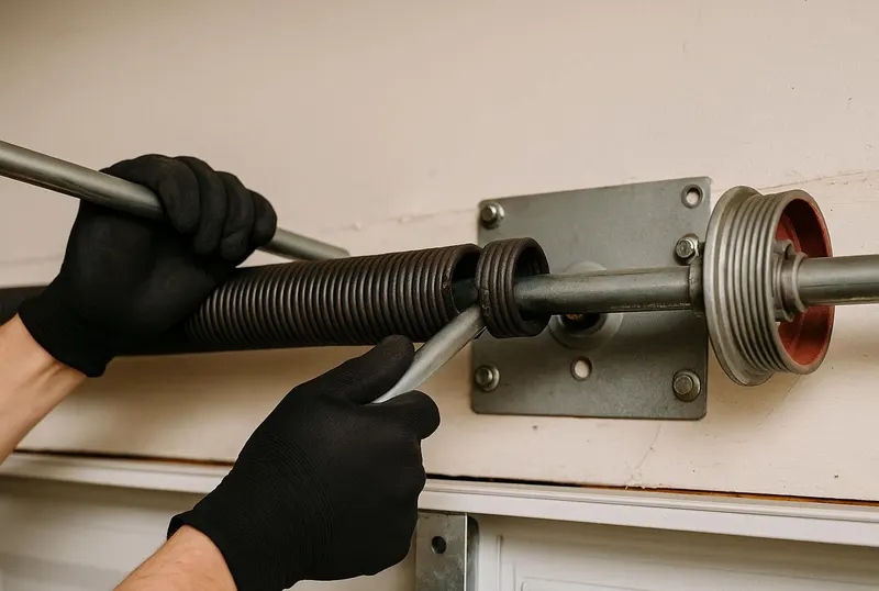 Off Track Door Repair in Hosford